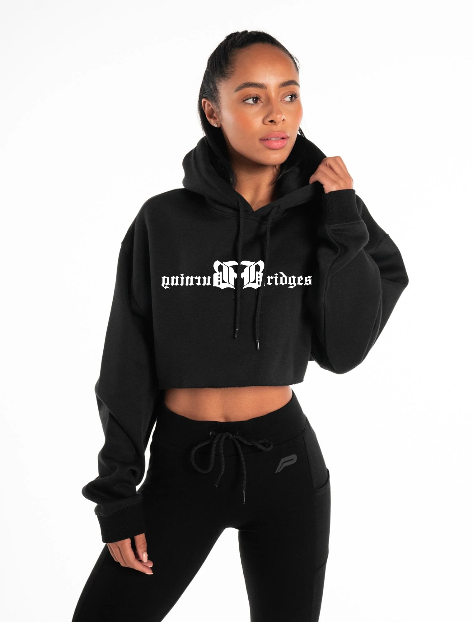 Female Hoodie Crop Top