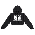 BURNING BRIDE$ Female Crop Hoodie