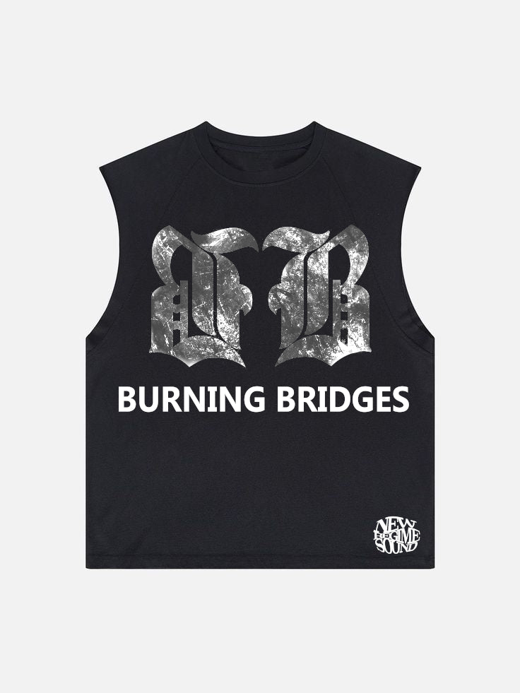 Burning Bridge$ Sleeveless shirt